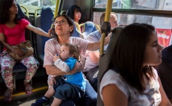 Cataracts mean Maria has difficulty using public transport, relying on passersby to read bus signs to her.