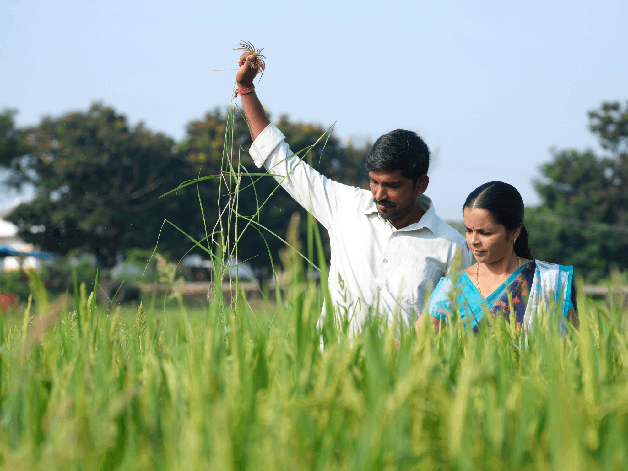 K. Balamani and her husband Malesh