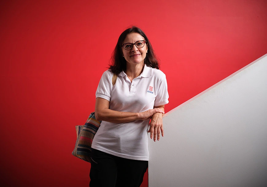 Alexandra Cossio Duque, a clinical and community research coordinator in Colombia