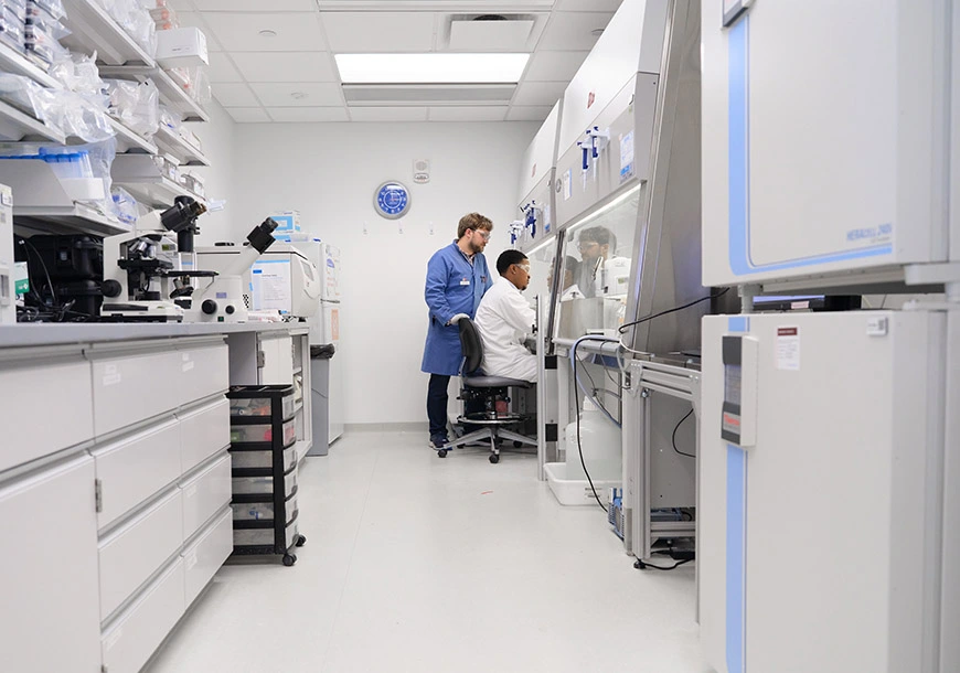 Sadiq Walker-Baker during his fellowship at Novartis