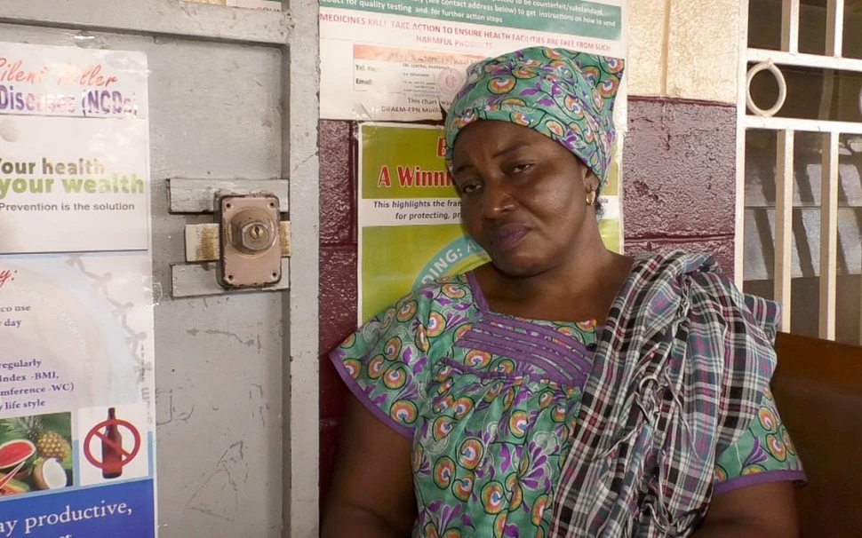 Nyintché, age 50, was diagnosed with hypertension seven years ago.