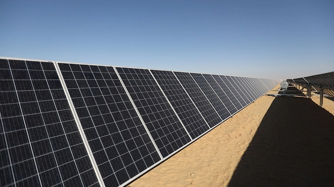 Photovoltaic power plant in Egypt