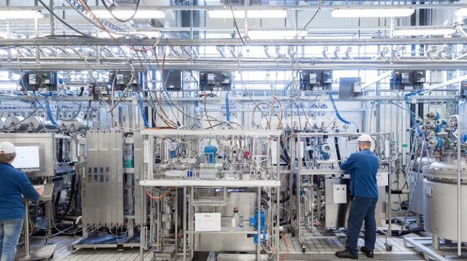 Continuous flow manufacturing facility