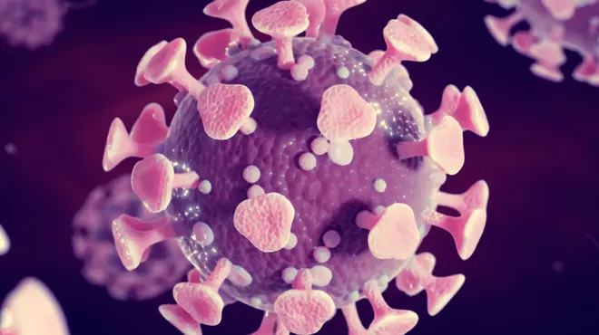 3D rendering of COVID-19, the novel coronavirus causing the pandemic