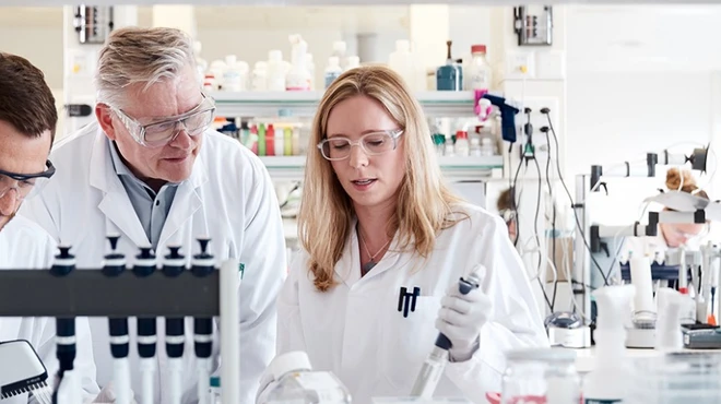 Scientists in the lab