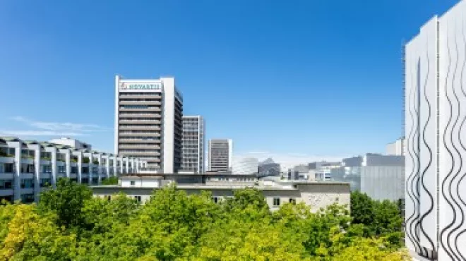 View on Novartis Basel campus