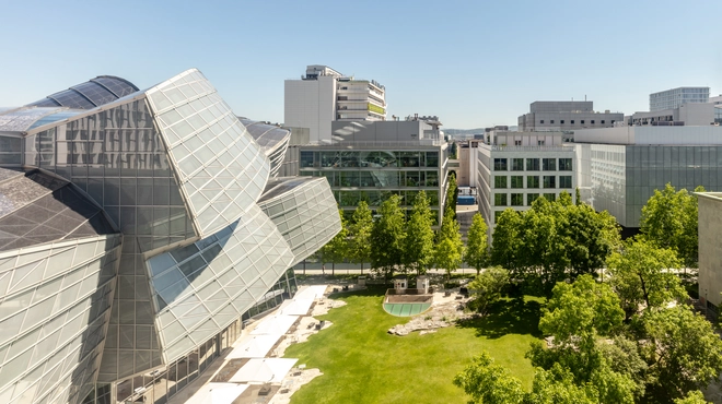 View of Fabrikstrasse 15, Novartis Campus Basel