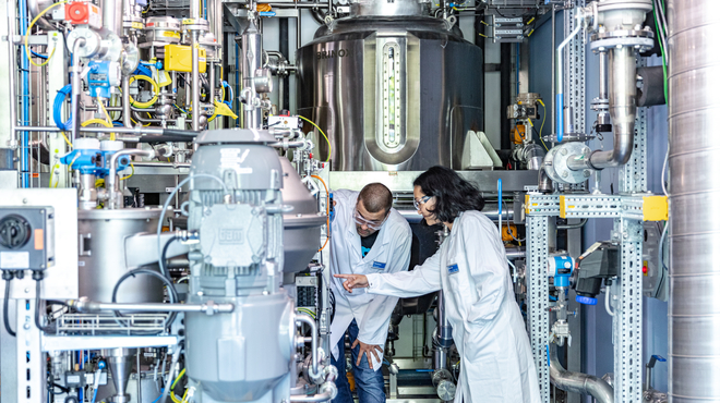 Fermentation hub of Banting 1 where natural products and biomolecules can be produced