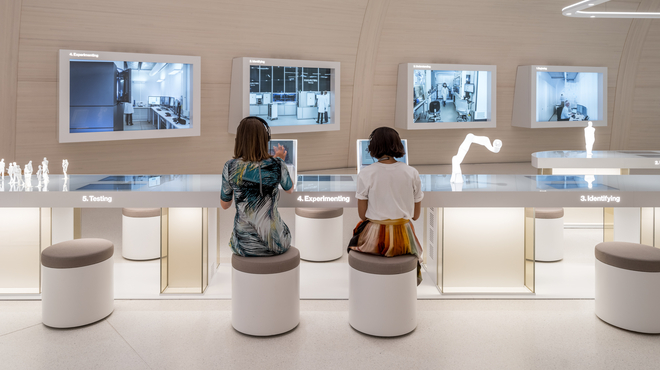 Wonders of Medicine exhibition, from lab to patient, Novartis Pavillon