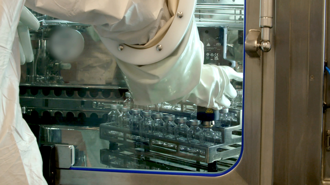 Close up of a production specialist in a RLT manufacturing site in Indianapolis, Indiana, United States