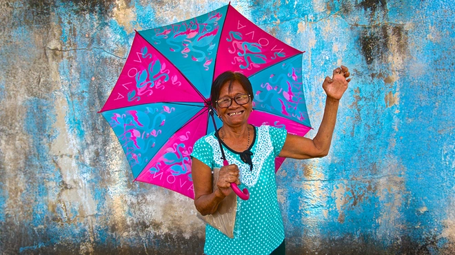 Leprosy patient in the Philippines, photo taken by Alex Kumar. Courtesy of Novartis.