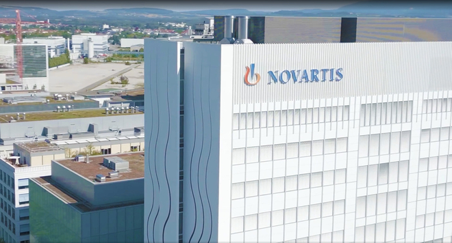 Picture of a Novartis building on Basel campus