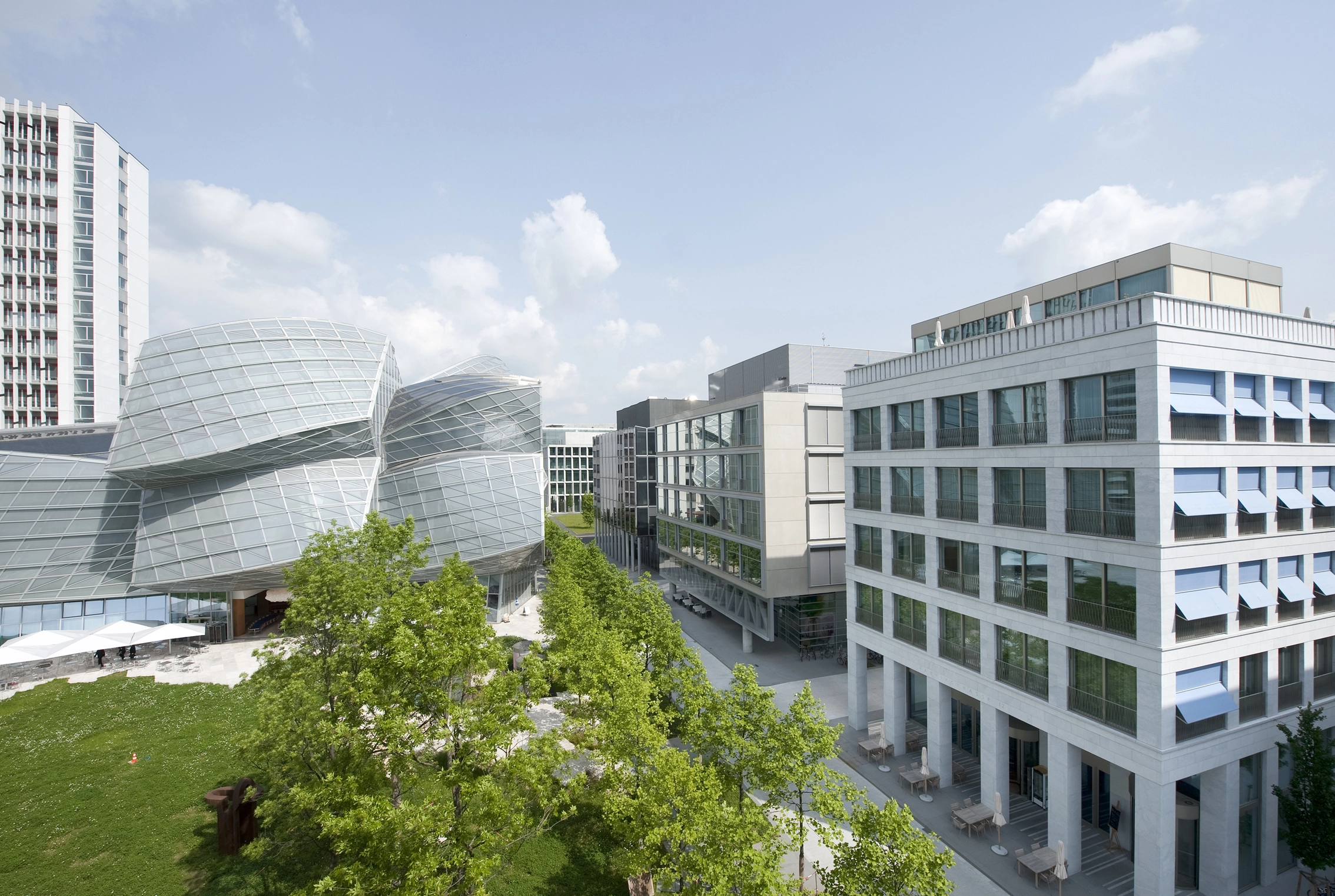 View of the Fabrikstrasse, Novartis HQ
