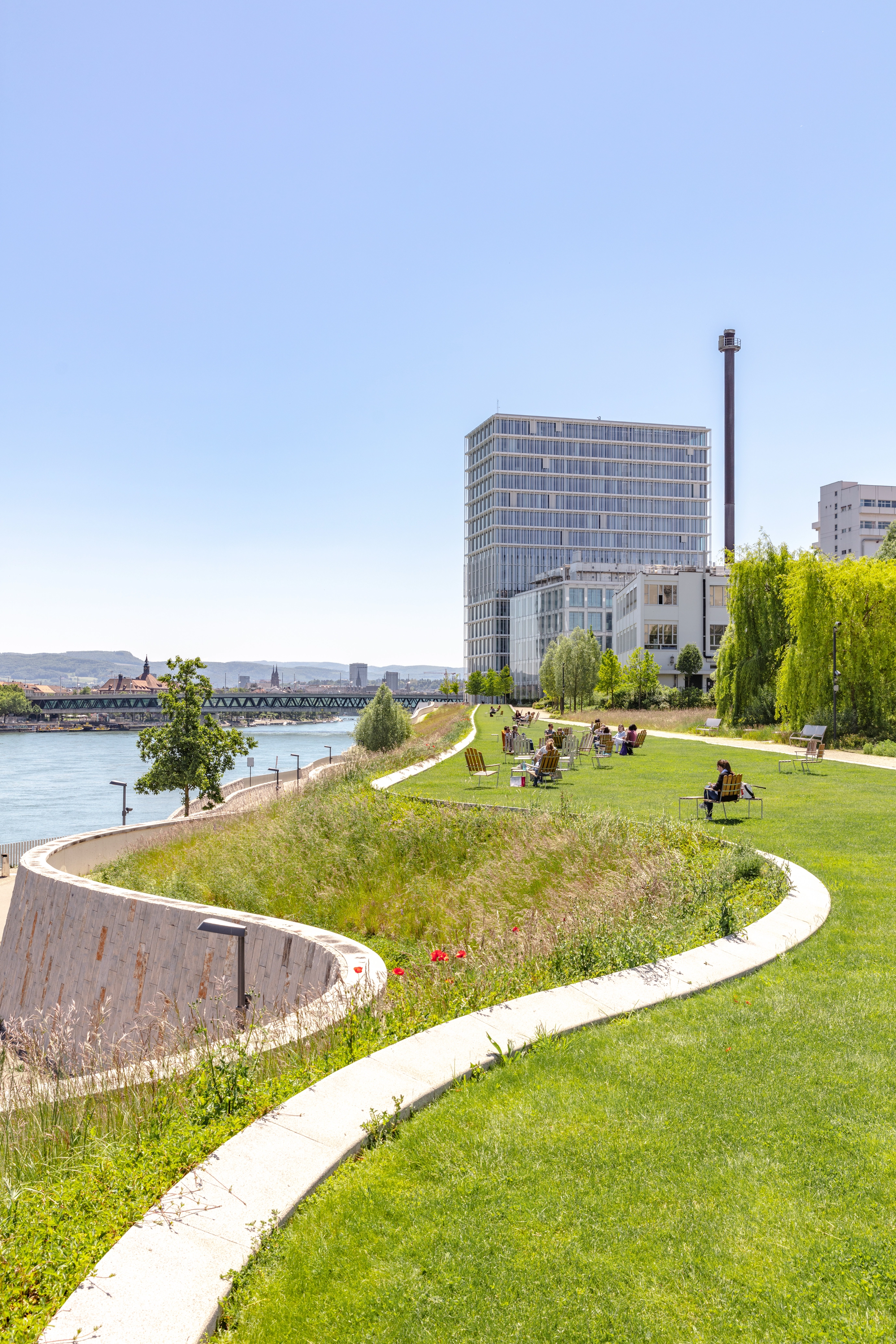 View Of Asklepios 8 Along The Rhine Riverbank Novartis Campus Basel view-of-asklepios-8-along-the-rhine-riverbank-novartis-campus-basel