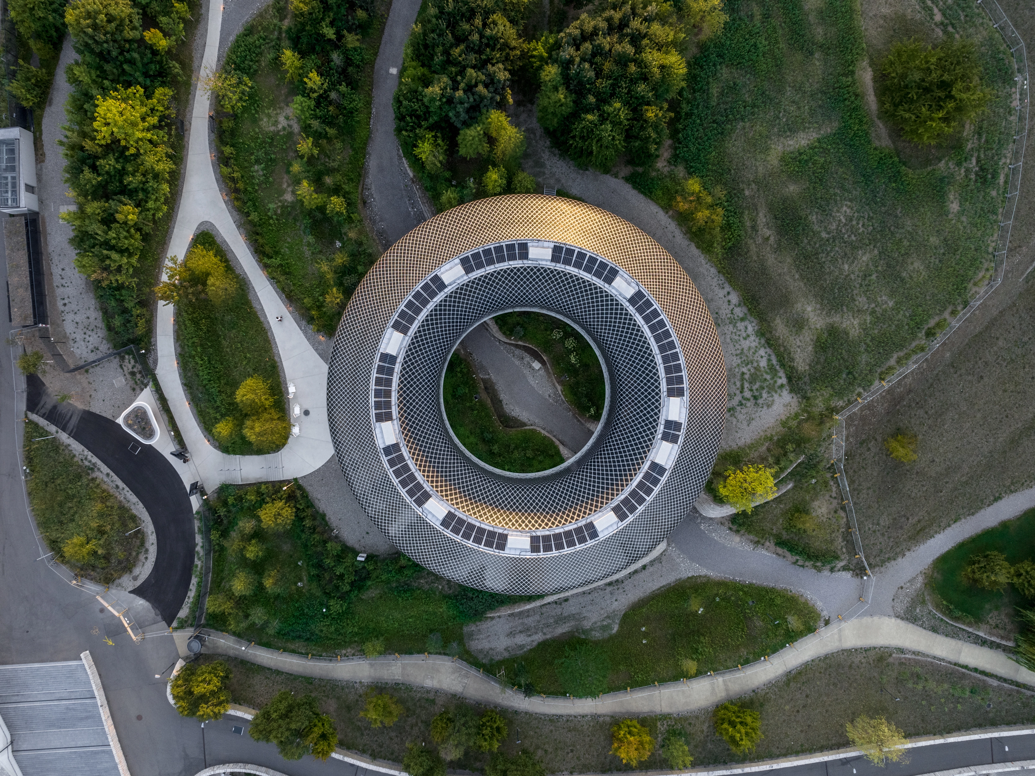 Bird's eye view, Novartis Pavillon
