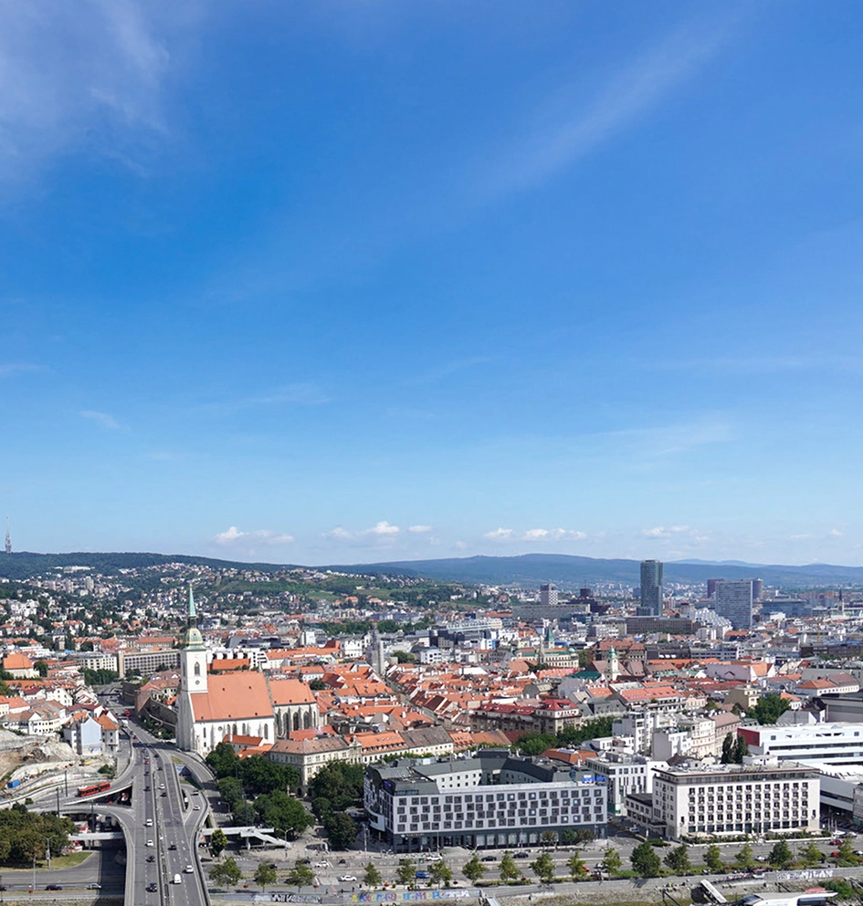 Pohľad na Bratislavu