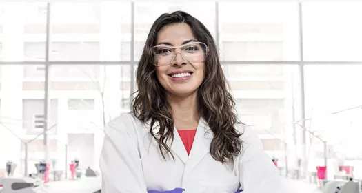 Woman scientist in lab
