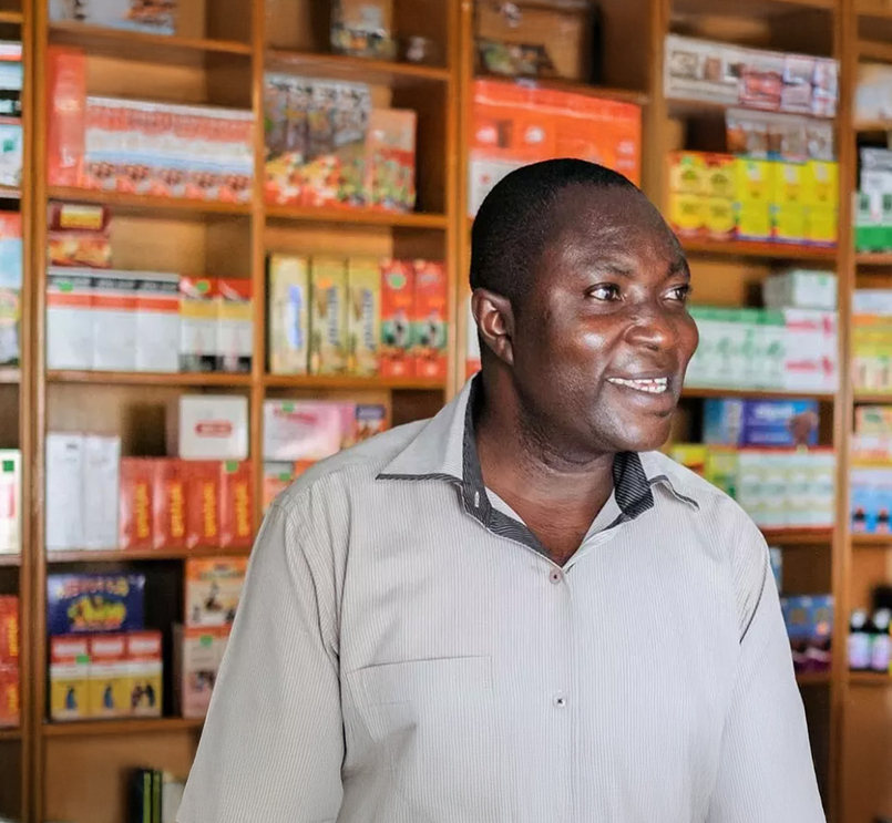 pharmacist in store