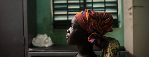 Young girl in doctor's office