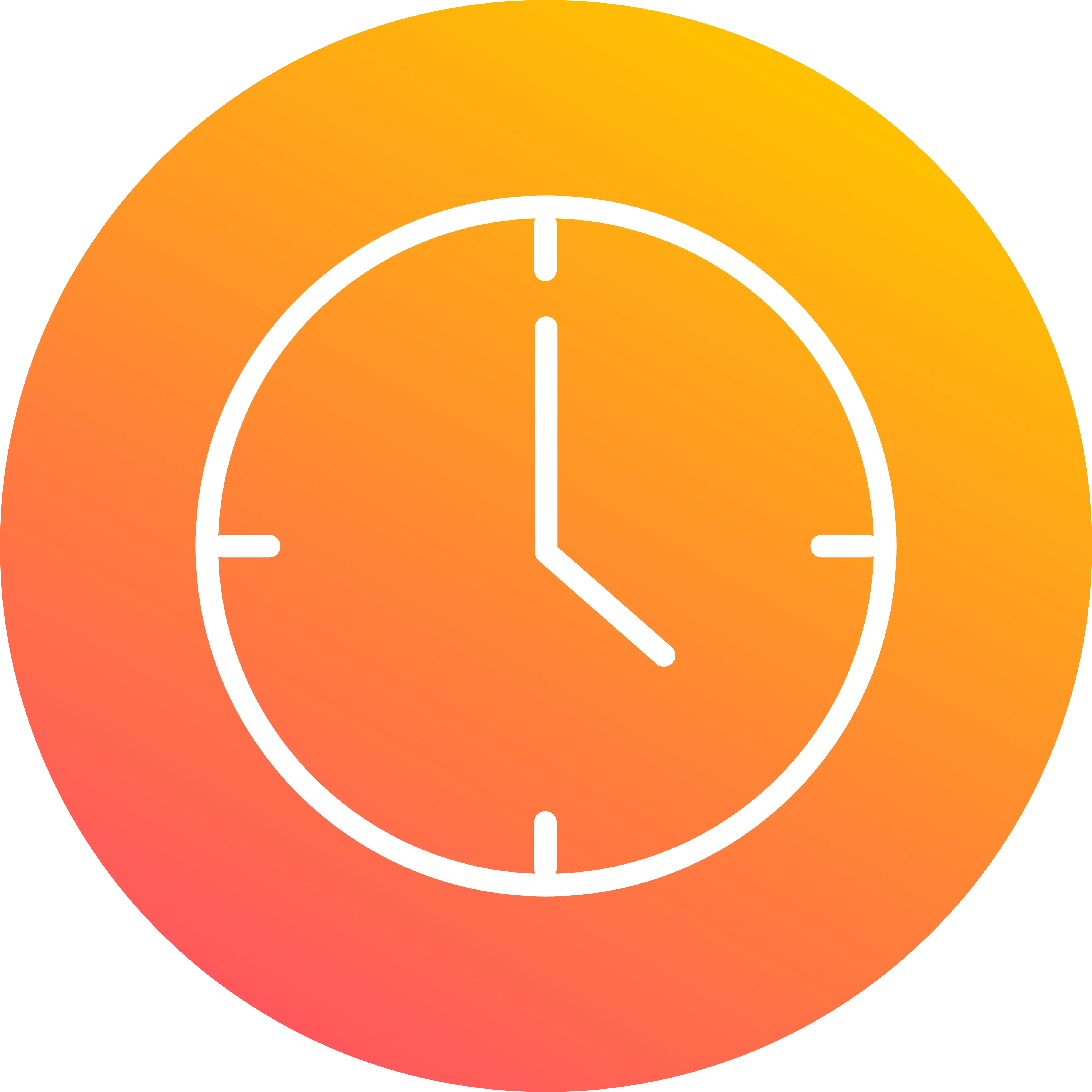 Novartis Icon Clock Roundel Orange RGB