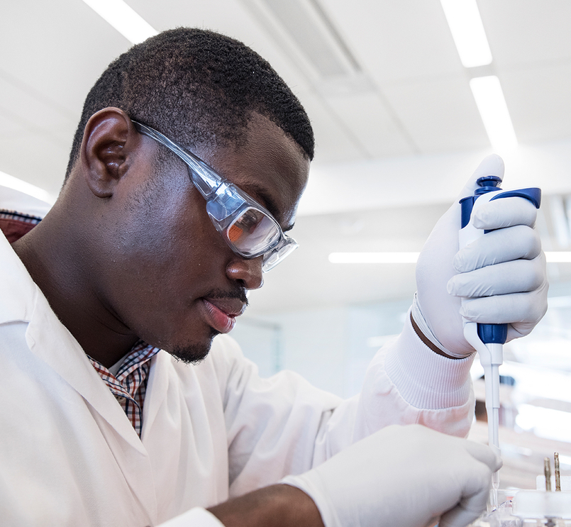 Scientist in lab