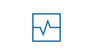 Electrocardiograms (ECGs), blue heartbeat icon