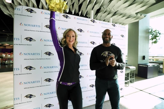 Baltimore Ravens prostate and breast cancer awareness event