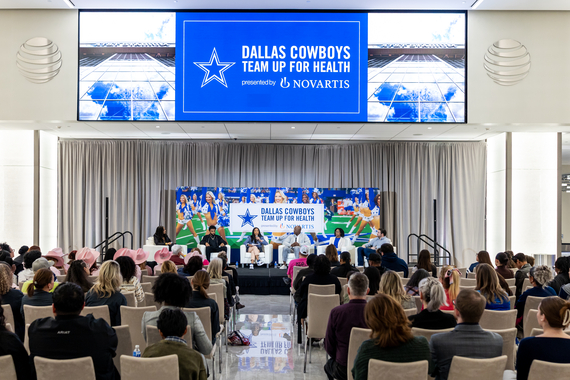 Dallas Cowboys and Novartis Health Event