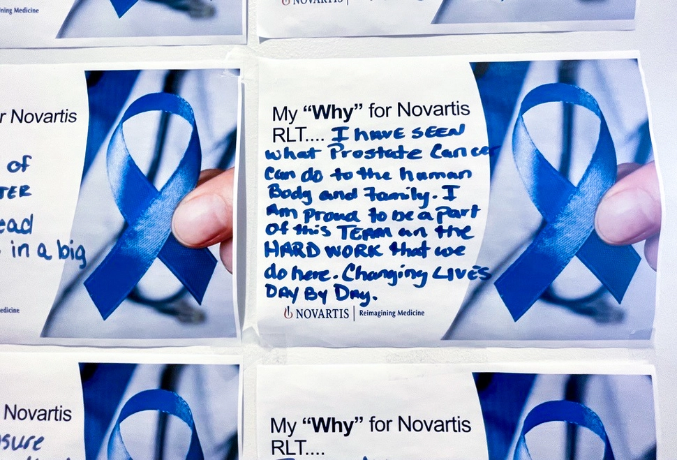 Novartis employees talk about the importance of the work they do, and their personal ‘why’ in delivering doses of RLT to patients.