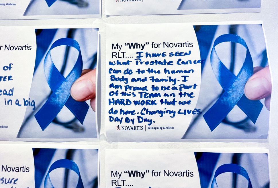Novartis employees talk about the importance of the work they do, and their personal ‘why’ in delivering doses of RLT to patients.