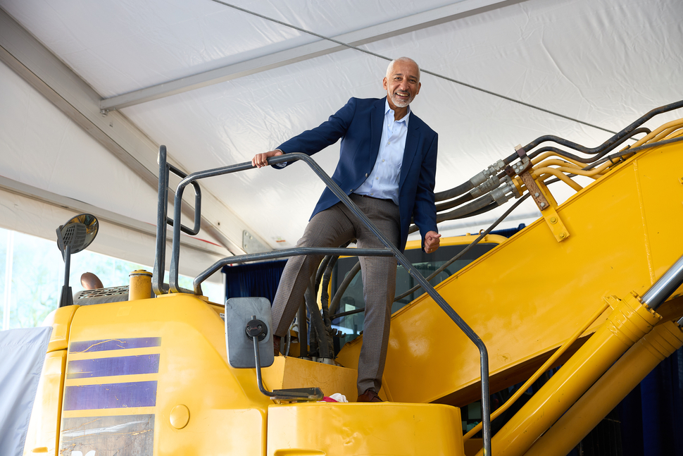 California Sites Head, Thierry Diagana, at the San Diego groundbreaking event.