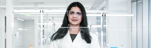 Scientist in laboratory
