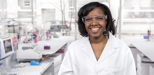 Scientist in laboratory