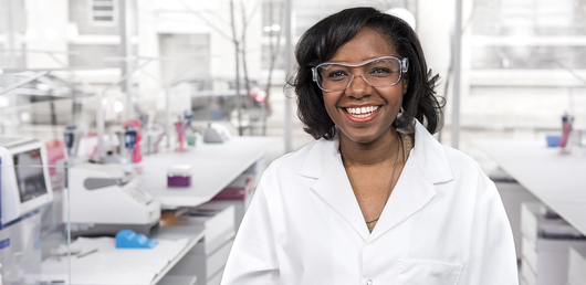 Scientist in laboratory