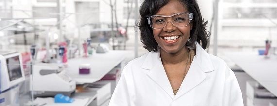 Scientist in laboratory